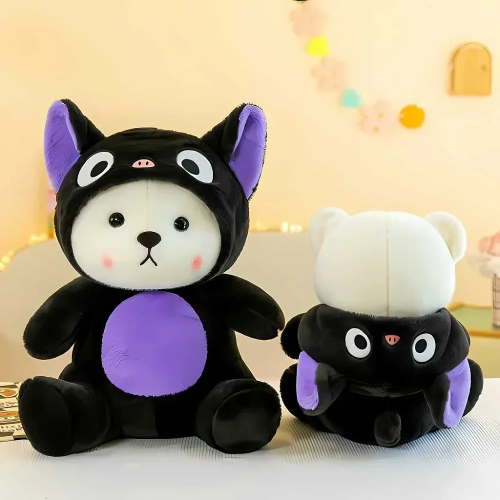 Colorful Hooded Cute Teddy Bear Soft Toy - Image 2